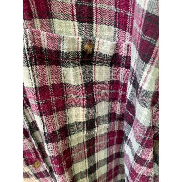 Men’s Falcon Bay Checked Long Sleeve Flannel Shirt SZ XLT - Picture 3 of 6
